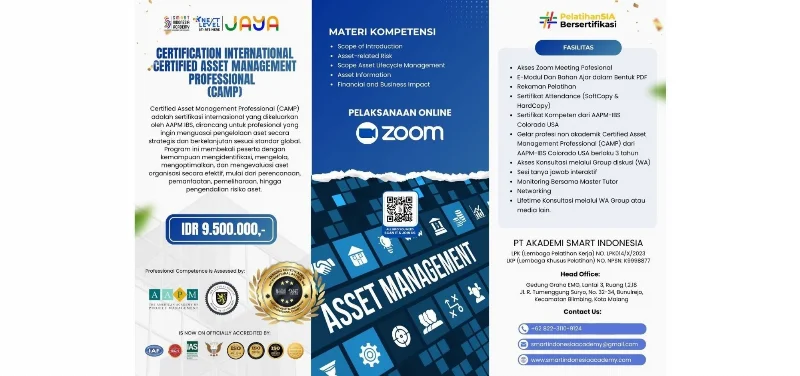 Poster Certified Asset Management Professional (CAMP)