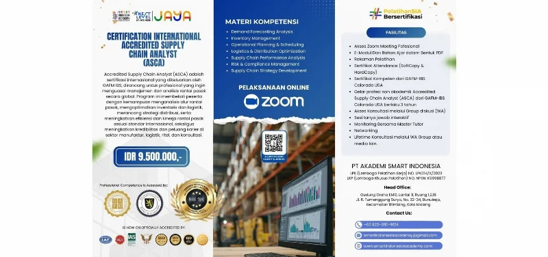 Poster Accredited Supply Chain Analyst (ASCA)