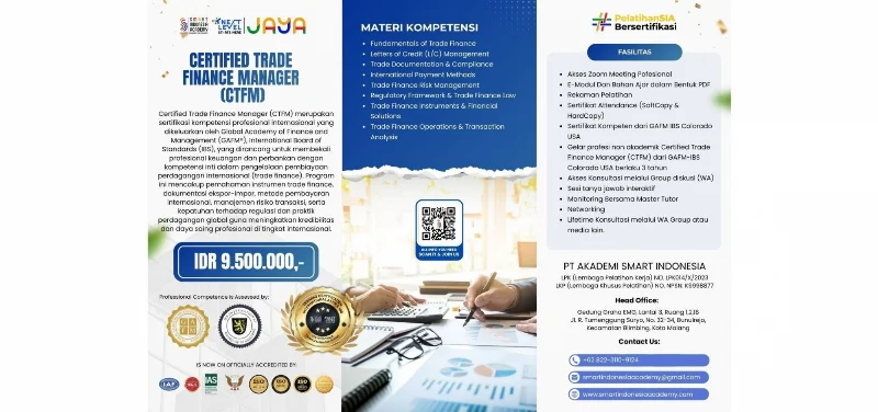Poster Certified Trade Finance Manager (CTFM)