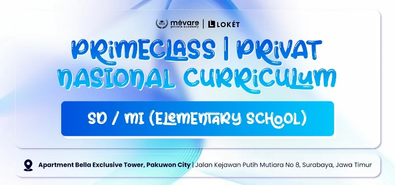Poster PRIMECLASS SD / MI (ELEMENTARY SCHOOL) - OFFLINE DAN ONLINE