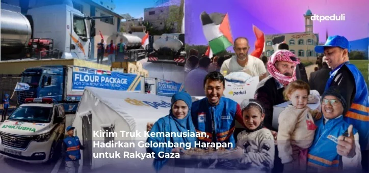 Poster Kirim Bantuan Kemanusiaan untuk Rakyat Gaza