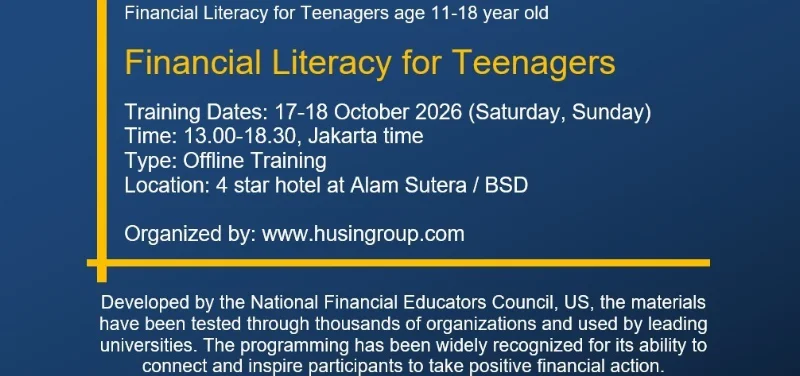 Poster Financial Literacy for Teenagers