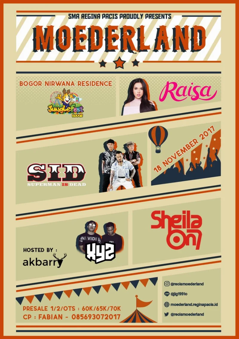 Poster Moederland Regina Pacis Bogor