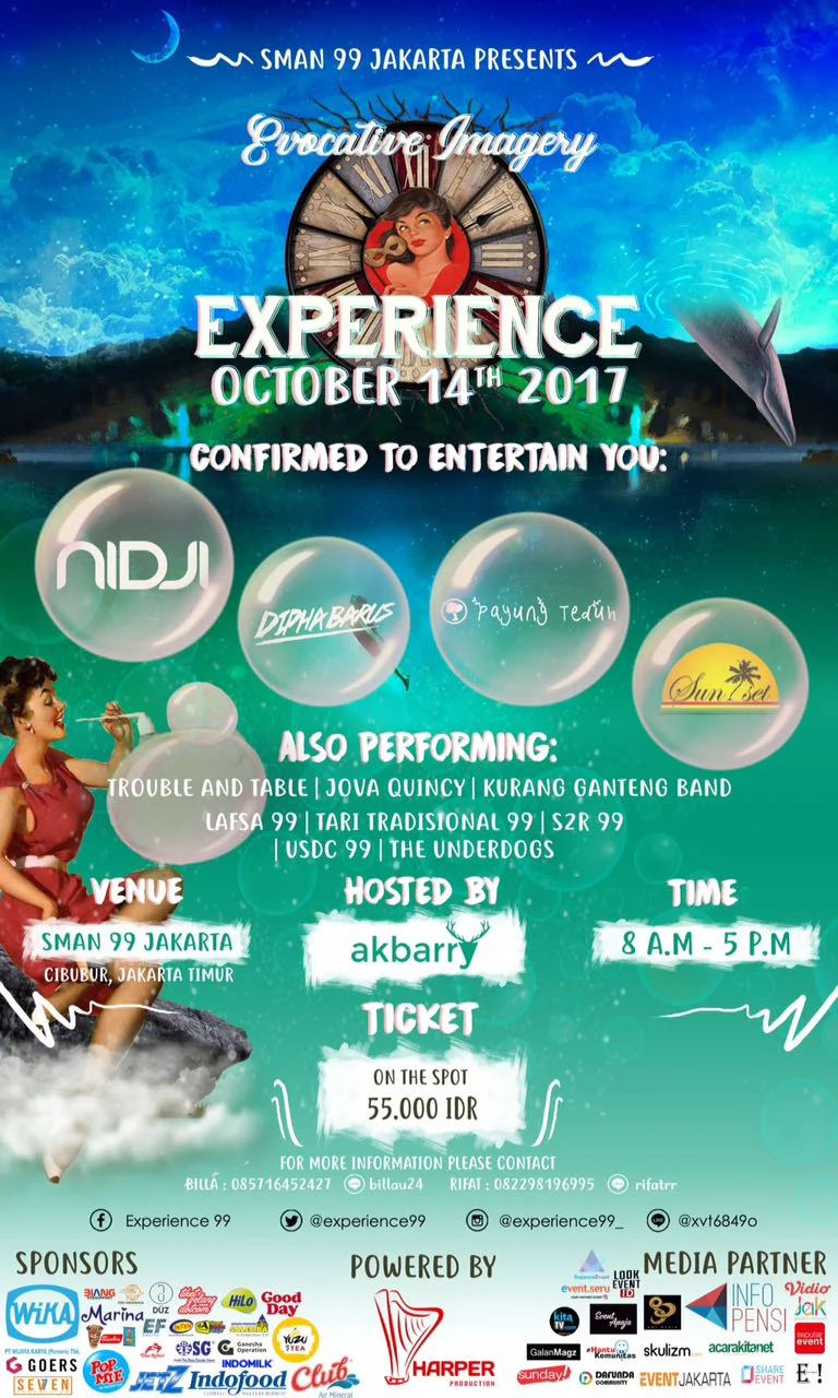 Poster SMAN 99 JAKARTA - Experience 99 2017