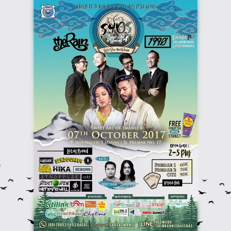 Poster SMAN 5 MEDAN - S4OS 2017