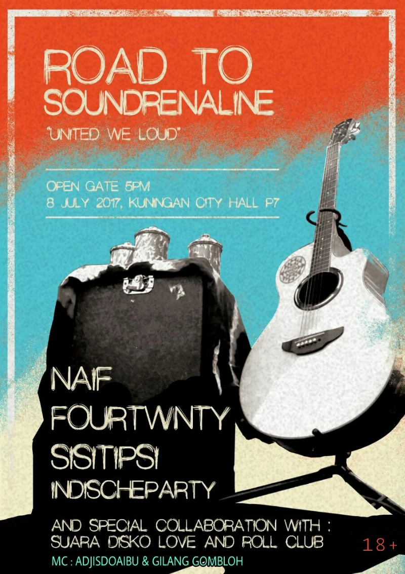 Poster Road to Soundrenaline "United We Loud"