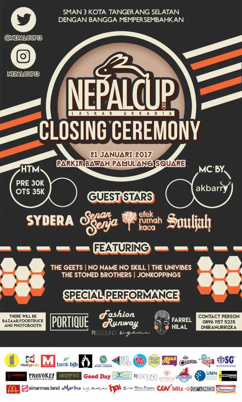 Poster SMAN 3 TANGERANG SELATAN - NEPAL CUP 13