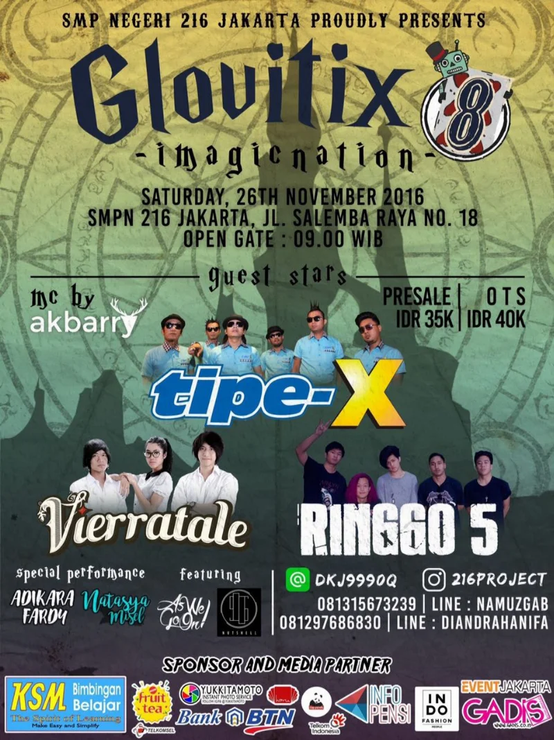 Poster GLOVITIX 2016 - SMP 216 JAKARTA