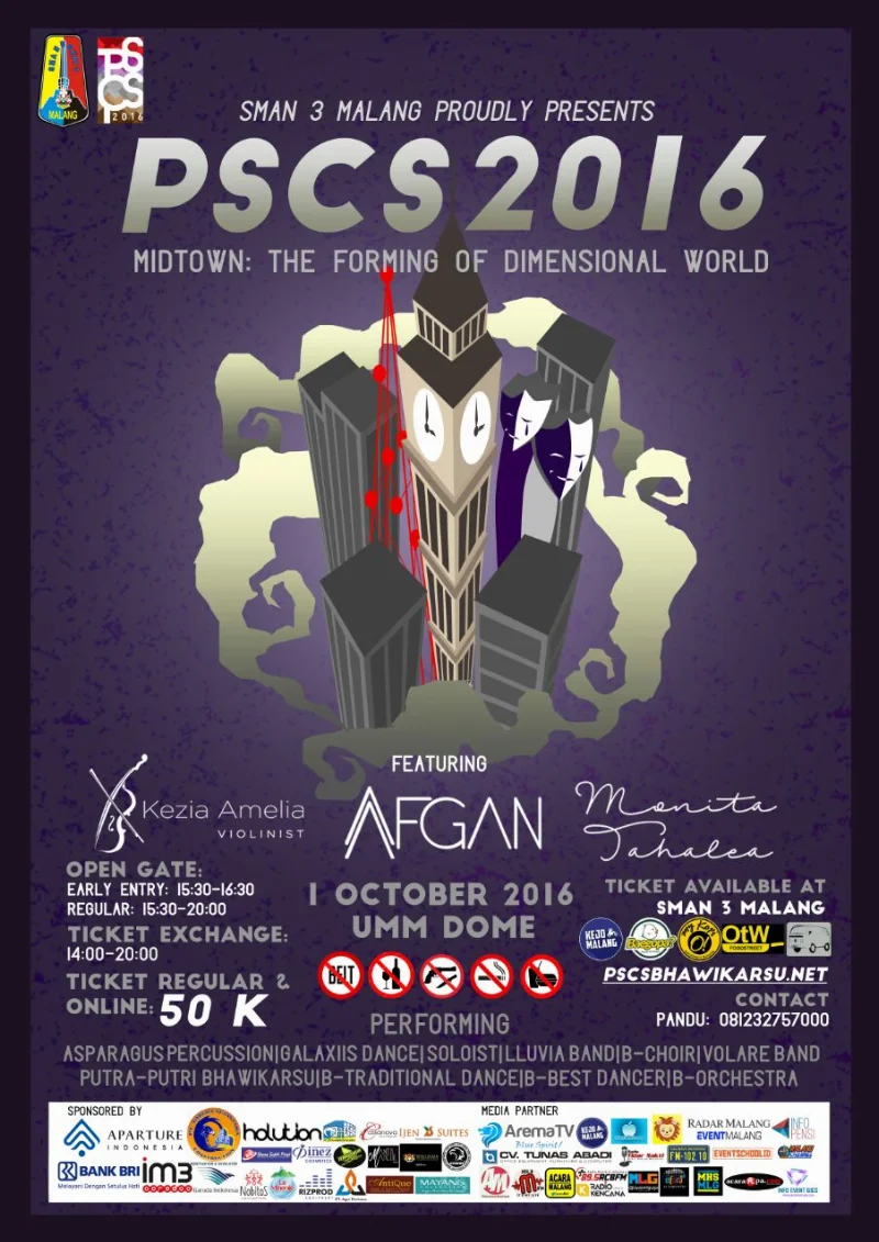 Poster SMAN 3 MALANG - PSCS 2016