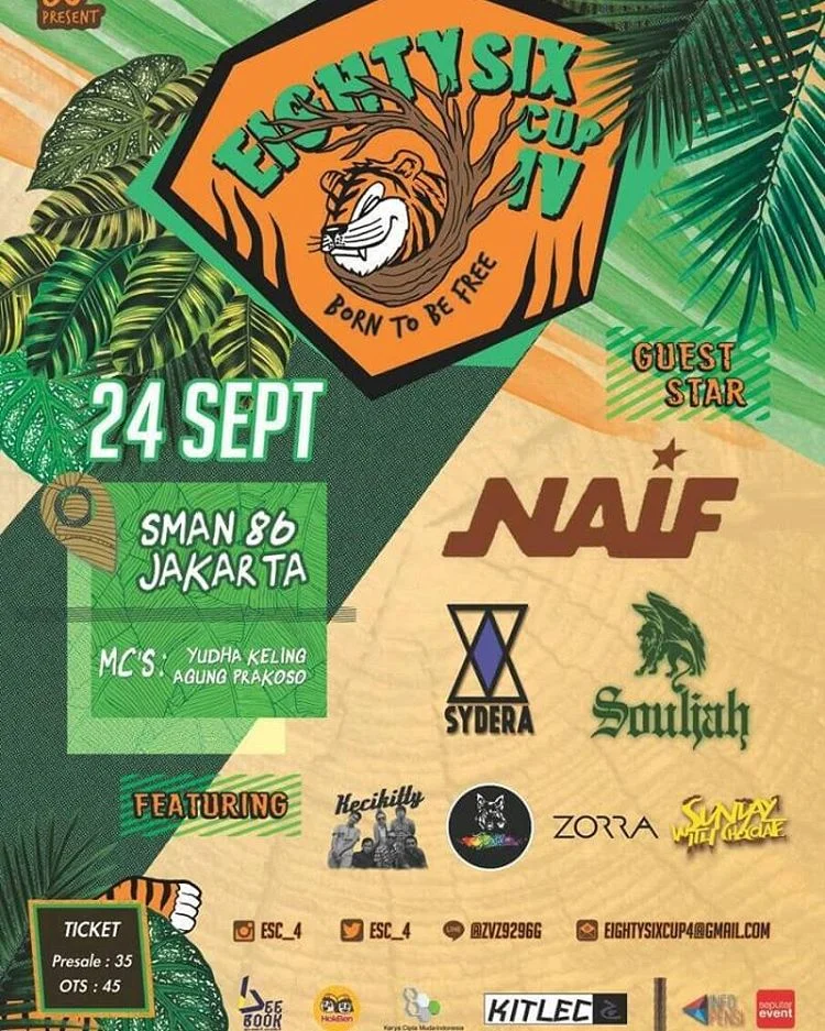 Poster SMAN 86 JAKARTA - Eighty Six Cup IV