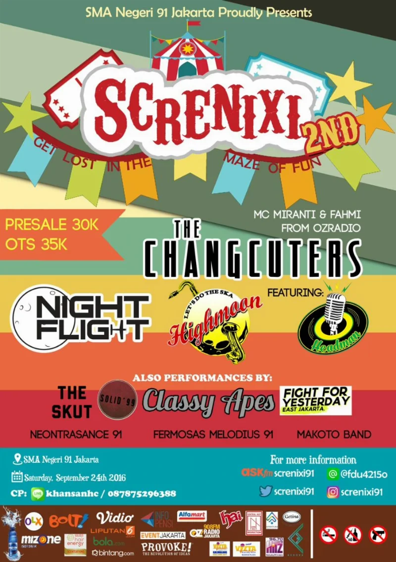 Poster SMAN 91 JAKARTA - SCRENEXI