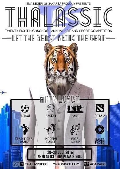 Poster SMAN 28 Jakarta - THALASSIC