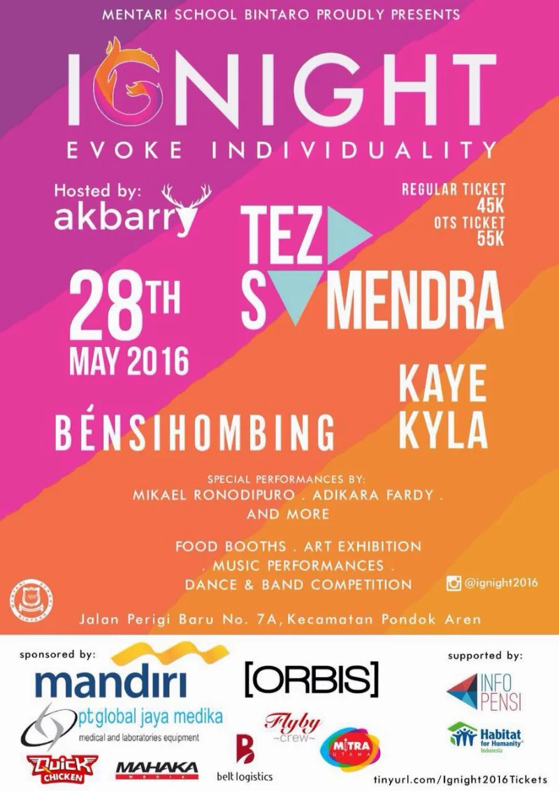 Poster Mentari School of Bintaro - Ignight