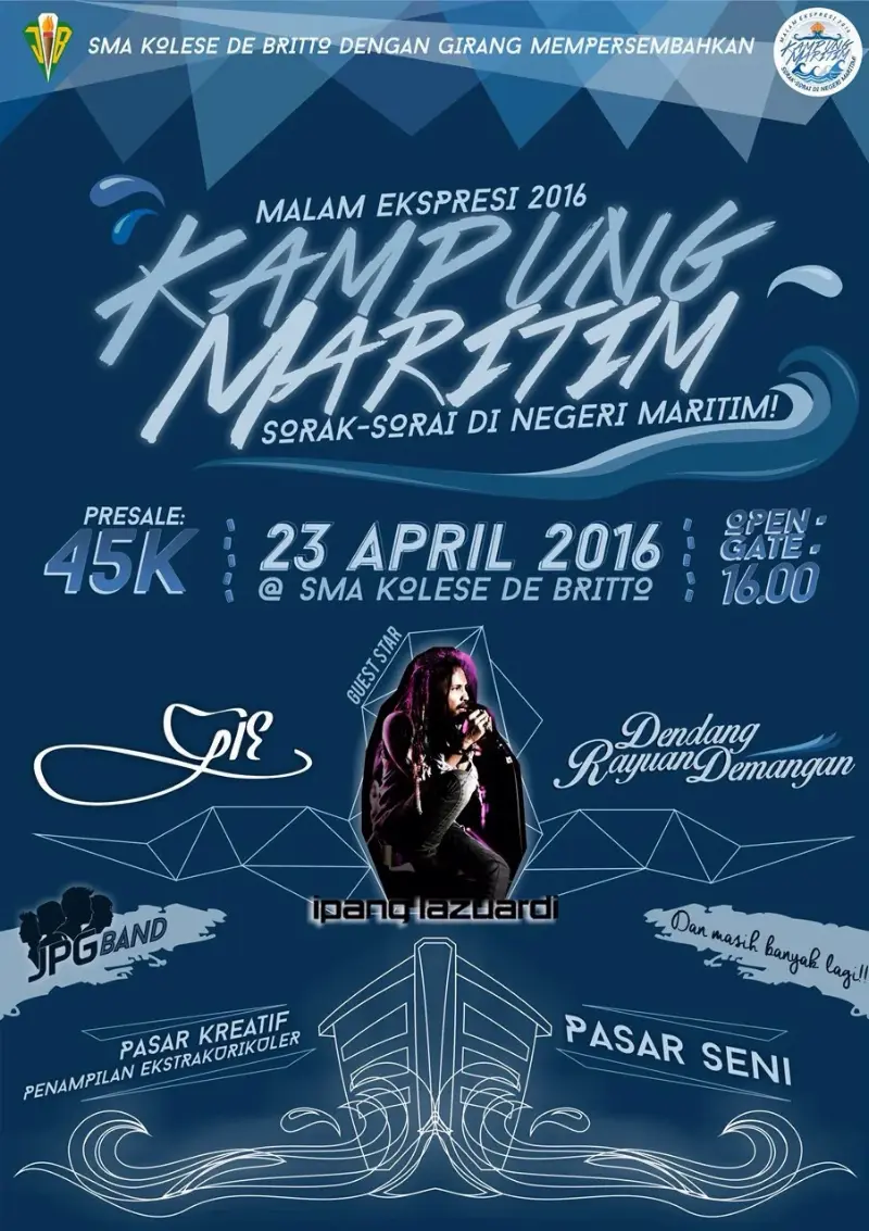 Poster SMA KOLESE DE BRITTO - EVENT DE BRITTO