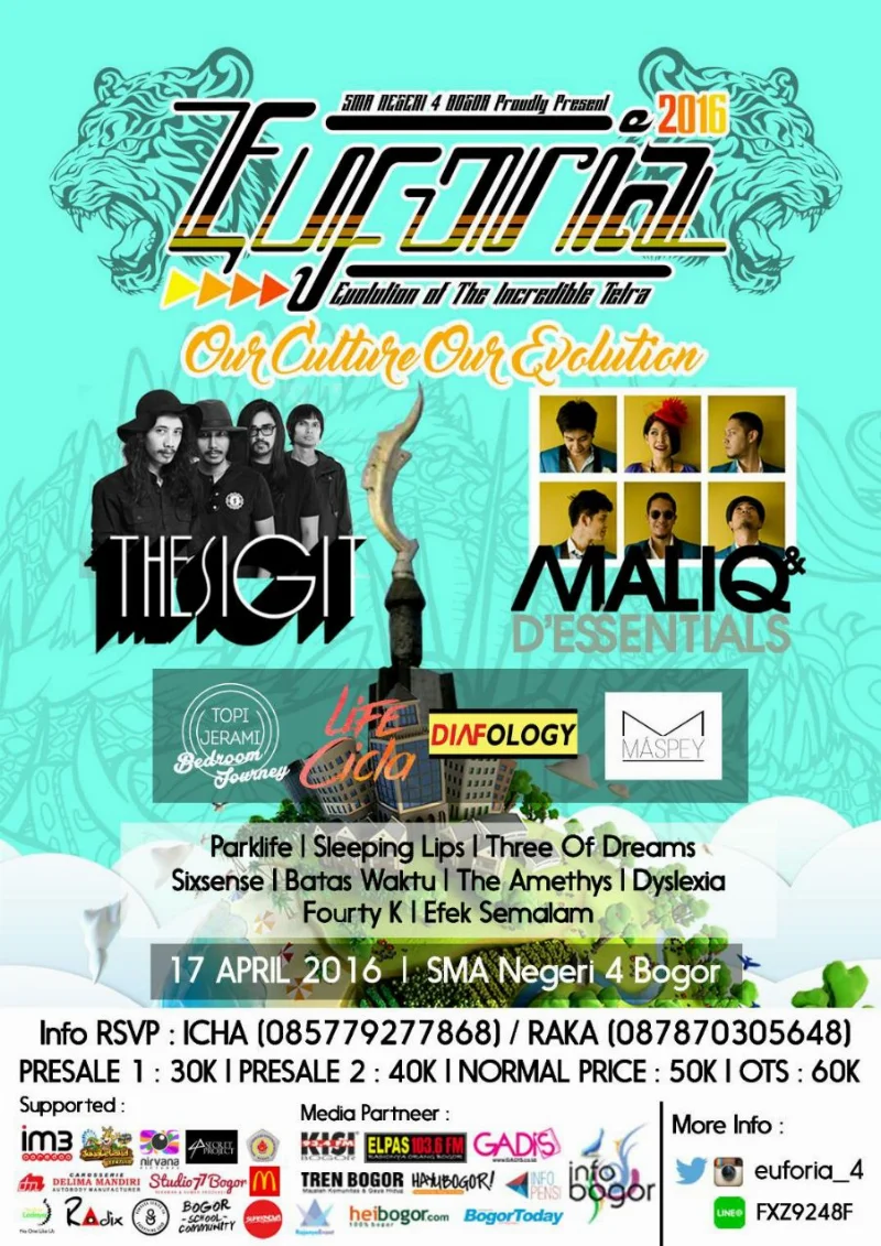 Poster SMAN 4 Bogor - Euphoria 4