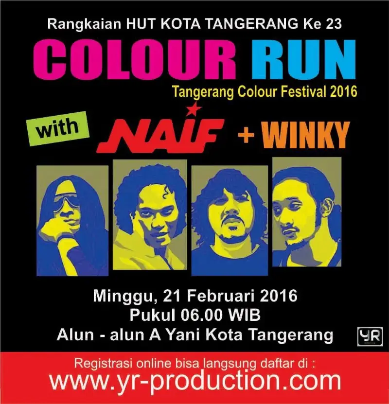 Poster Tangerang Colour Festival 2016