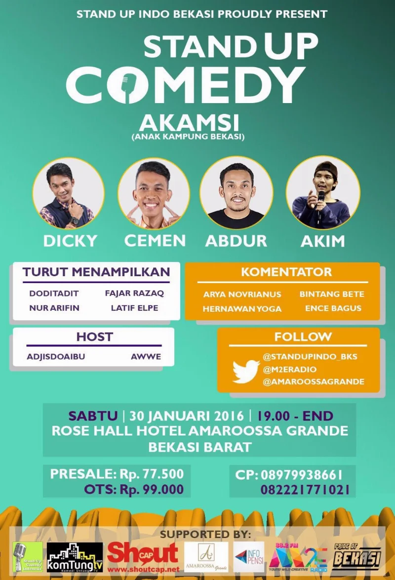 Poster Stand Comedy Akamsi
