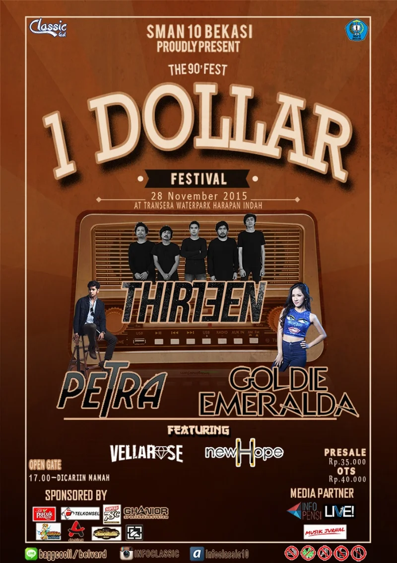Poster SMAN 10 BEKASI - Classic 2015