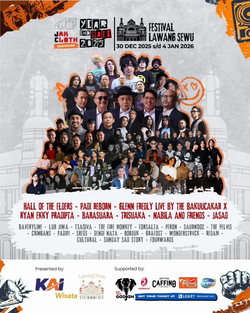 Poster Lawang Sewu Festival feat. JakCloth