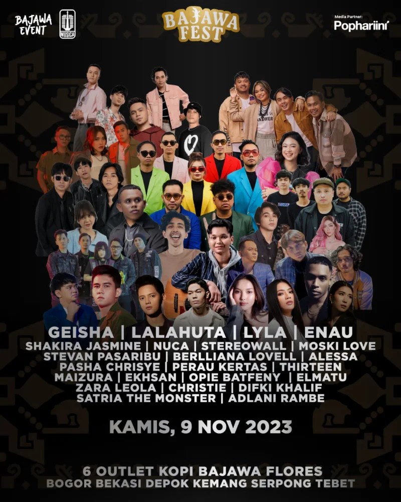 Poster Bajawa Fest - Pophariini