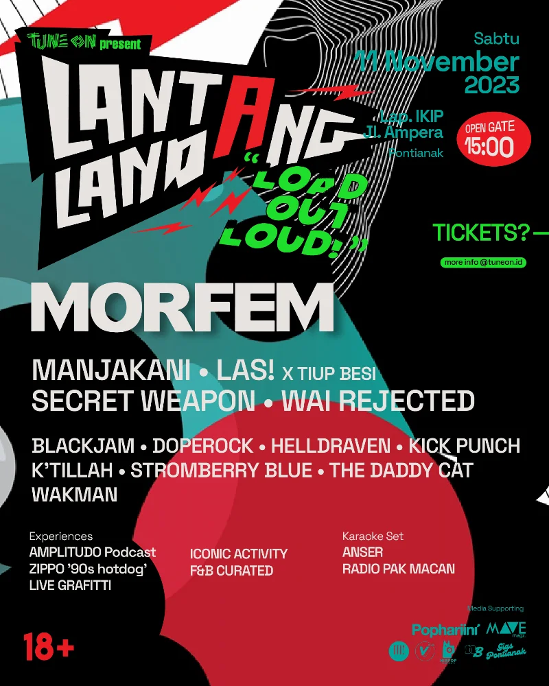 Poster Tune On: Lantang Land Pontianak - Pophariini