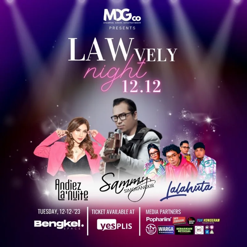Poster LAWvely Night - Pophariini