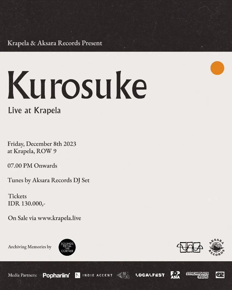 Poster Kurosuke Live at Krapela - Pophariini