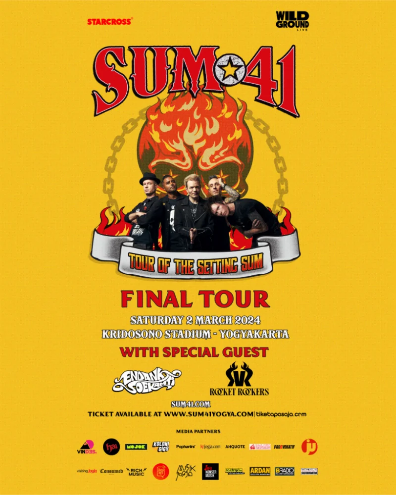 Poster SUM 41: Tour of The Setting Sum - Final Tour - Pophariini