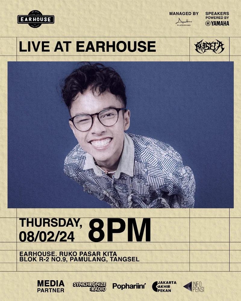 Poster Live at Earhouse: Maseta - Pophariini