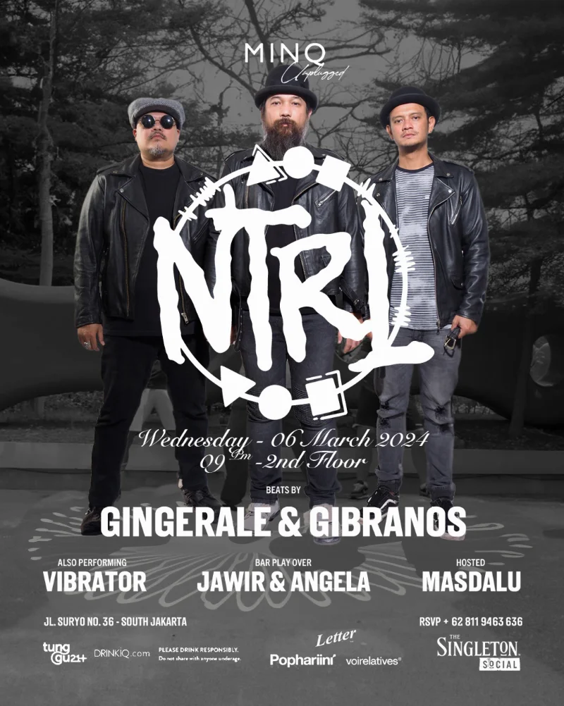 Poster MINQ Unplugged: Intimate Showcase NTRL - Pophariini