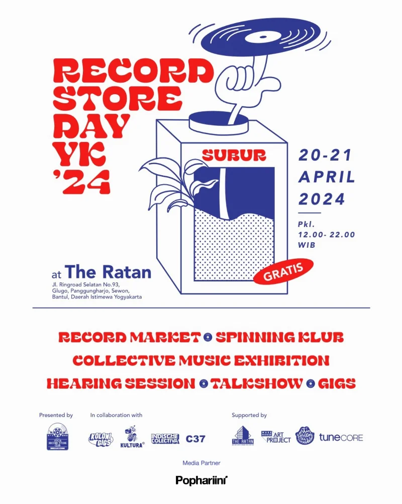 Poster Record Store Day YK '24 - Pophariini