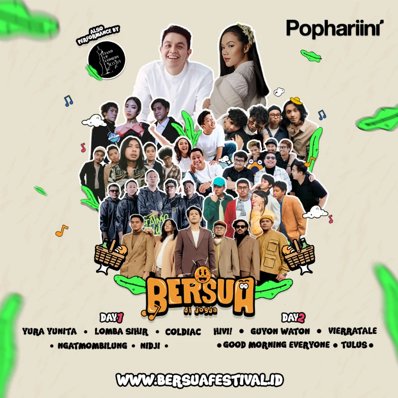 Poster Bersua Di Jogja - Pophariini