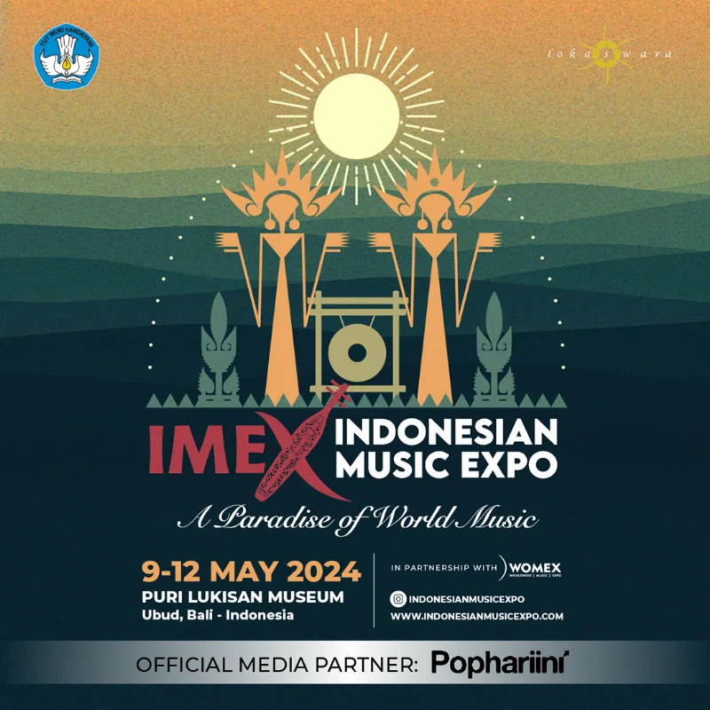 Poster Indonesian Music Expo: A Paradise of World Music - Pophariini