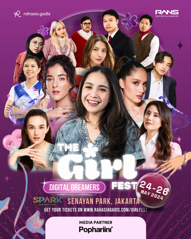 Poster The Girl Fest: Digital Dreamers - Pophariini