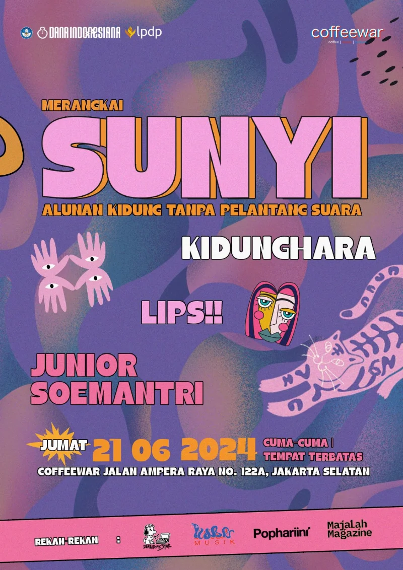 Poster Merangkai Sunyi: Alunan Kidung Tanpa Pelantang Suara #6 - Pophariini