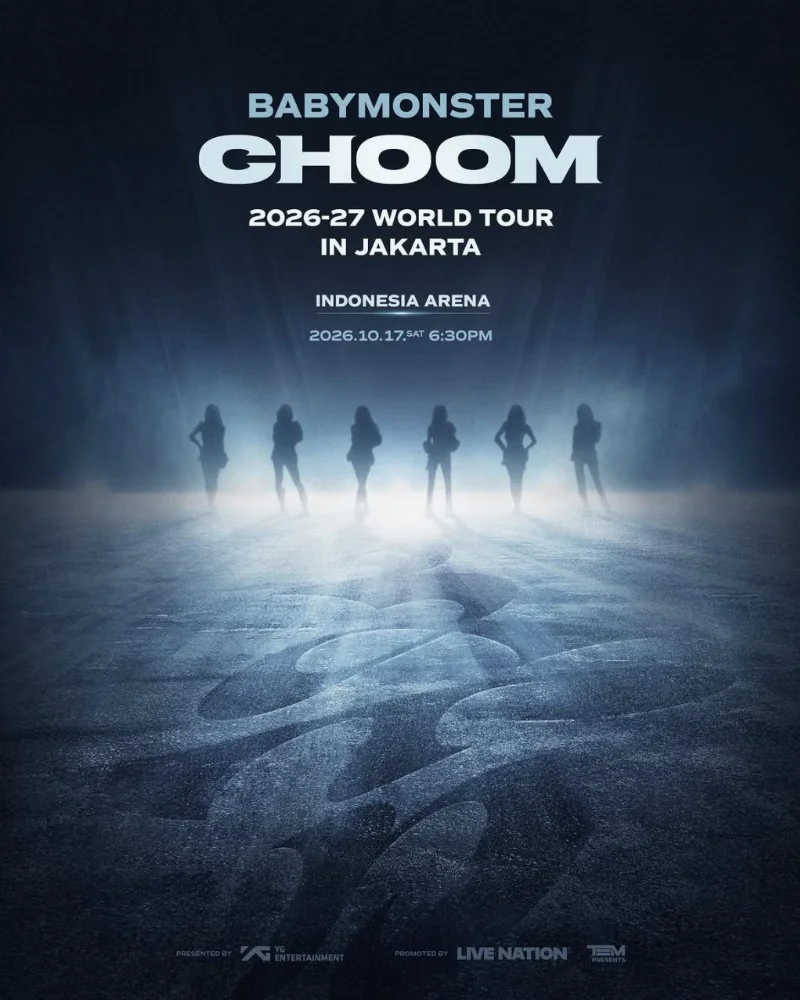 Poster 2026-27 BABYMONSTER World Tour [춤 (CHOOM)] in Jakarta