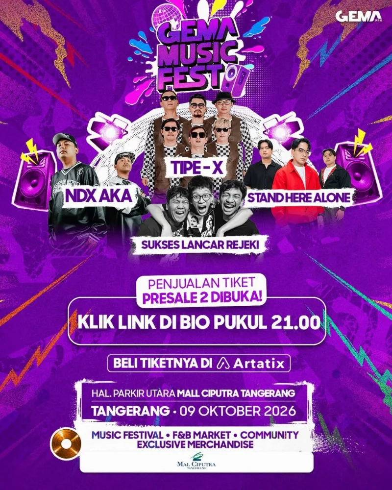 Poster Gema Music Fest 9