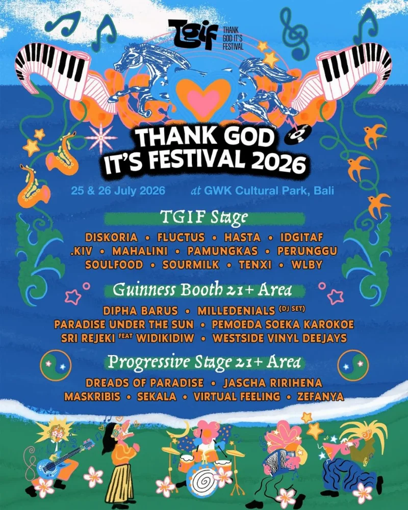 Poster Thank God It's Festival 2026 (TGIF 2026)
