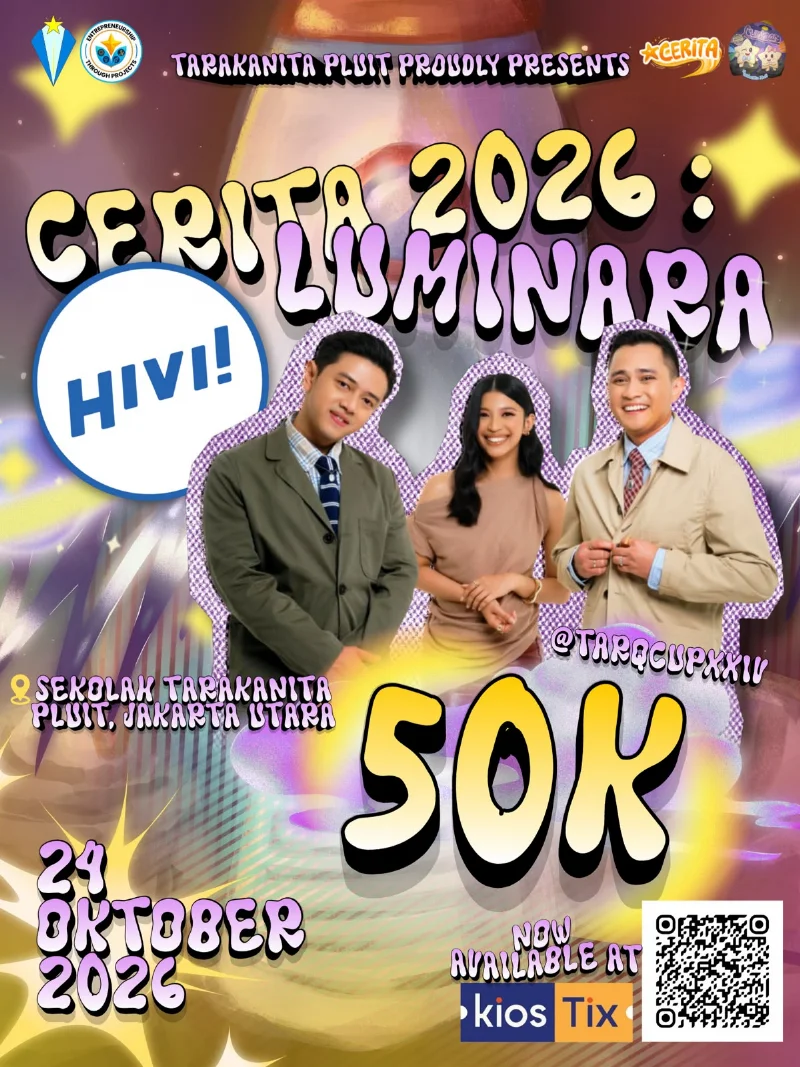 Poster SMA TARAKANITA PLUIT - TARQCUP 2026 Luminara
