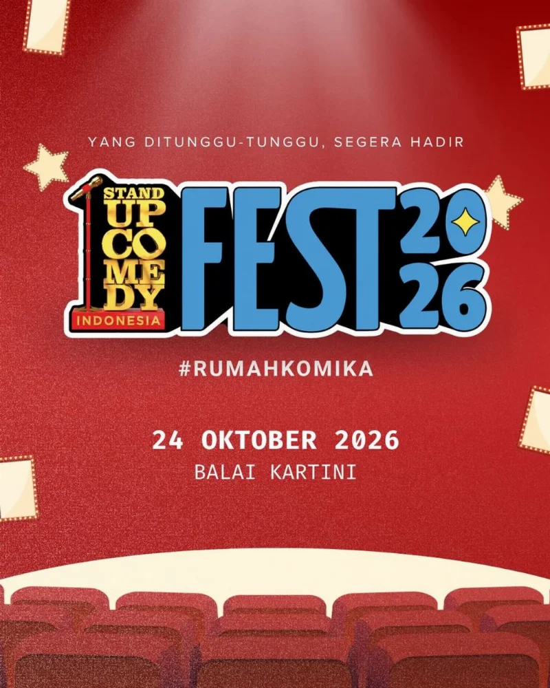 Poster Stand Up Comedy Indonesia Fest 2026 (SUCI Fest 2026)