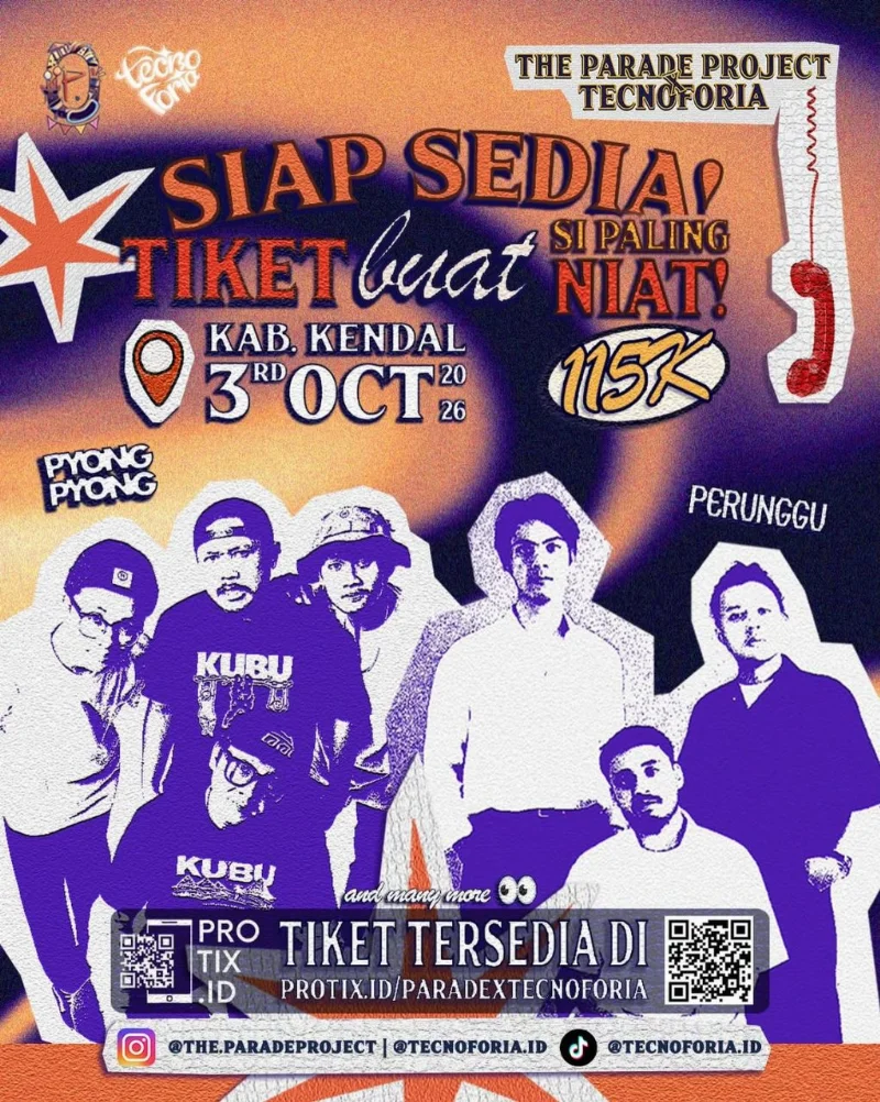 Poster The Parade Project x Tecnoforia