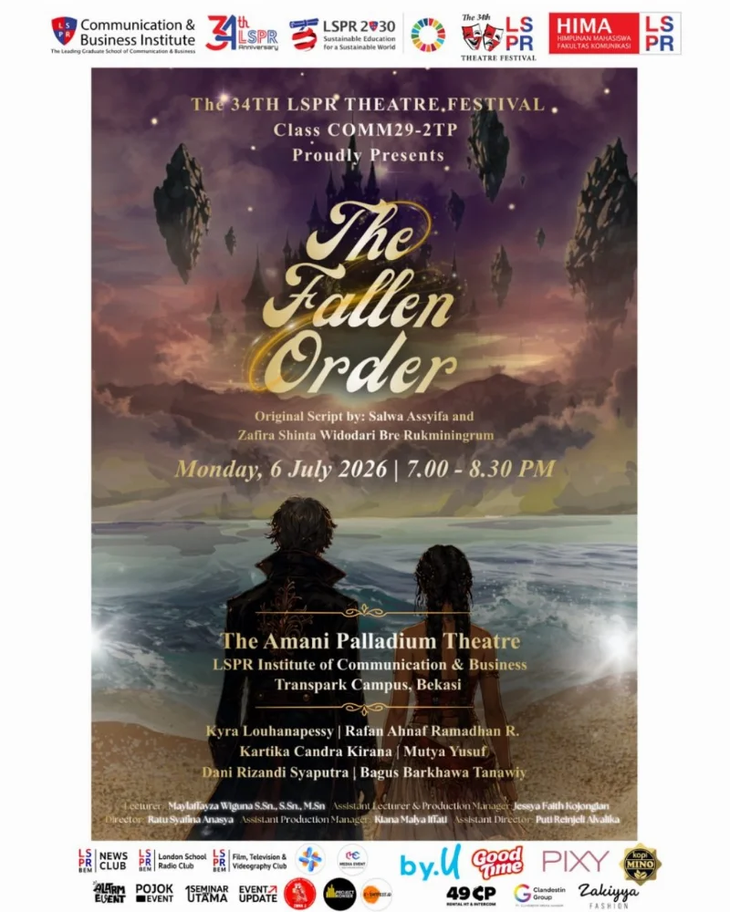 Poster The 34th LSPR Theatre Festival The Fallen Order