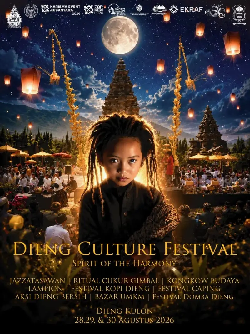Poster Dieng Culture Festival 2026
