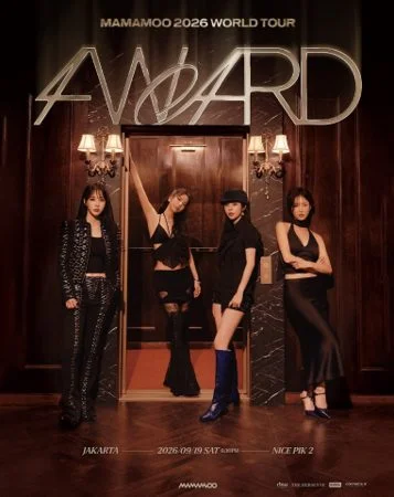 Poster MAMAMOO 2026 WORLD TOUR Jakarta