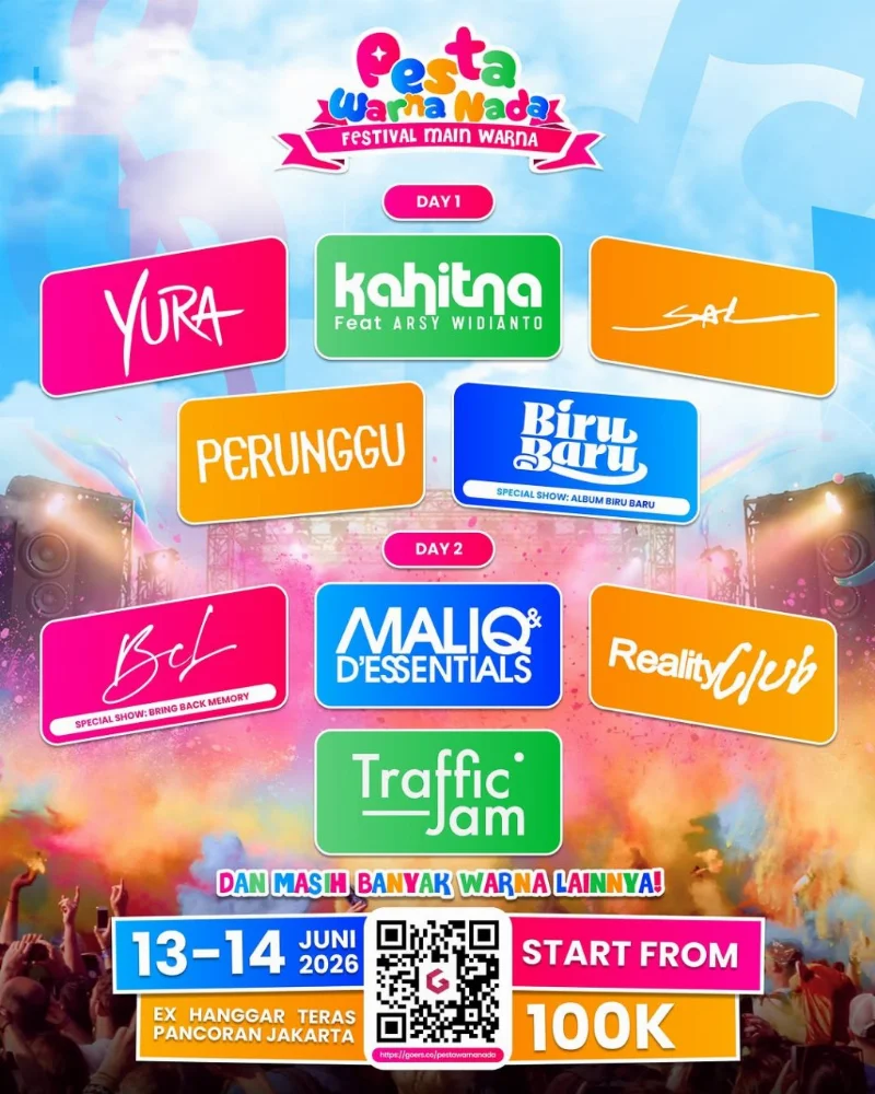 Poster Pesta Warna Nada 2026