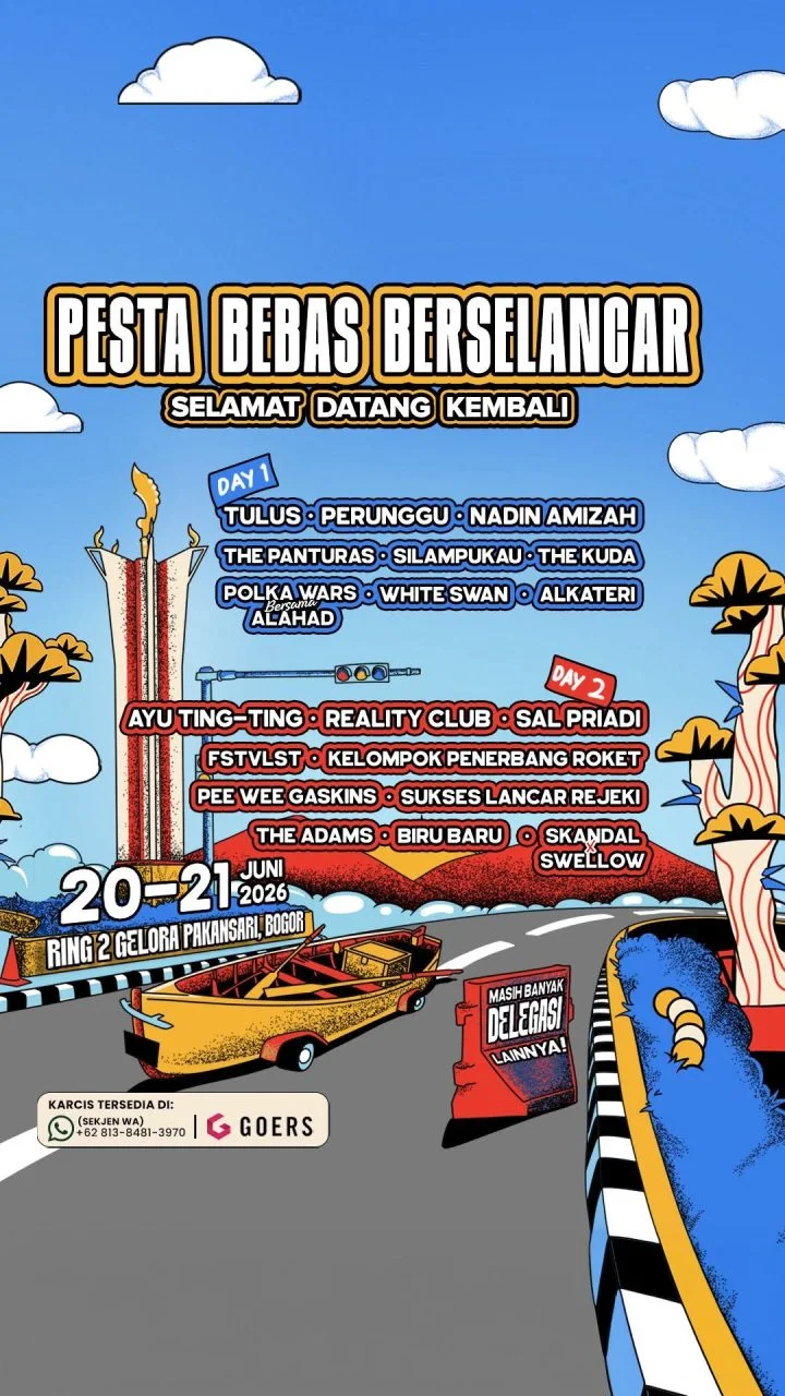 Poster Pesta Bebas Berselancar
