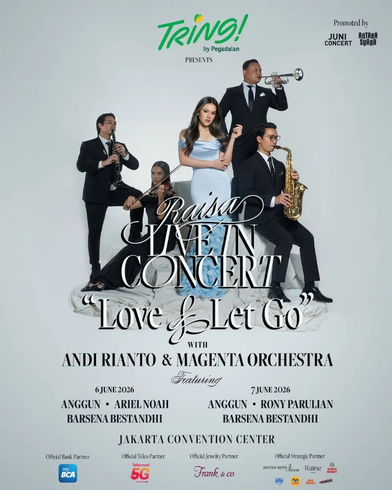 Poster Raisa Live in Concert "Love & Let Go"