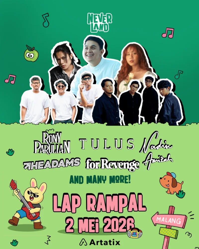 Poster Never Land Festival 2026