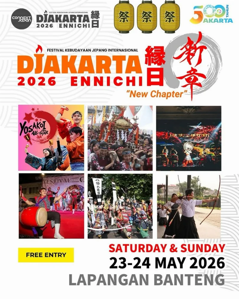 Poster Djakarta Ennichi 2026