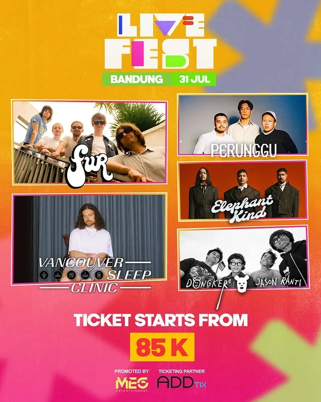 Poster Live Fest Bandung 2026